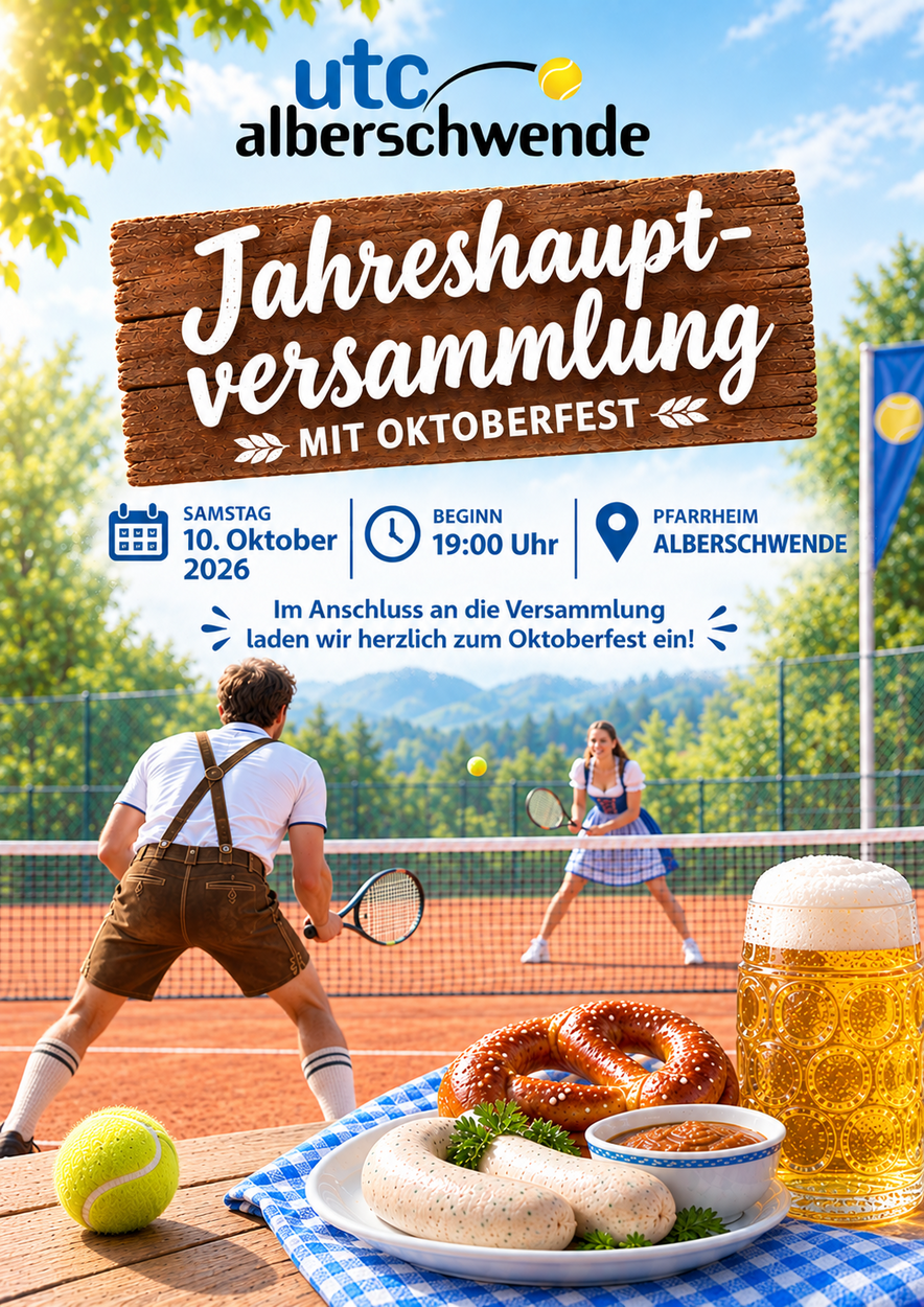 Jahreshauptversammlung mit Oktoberfest